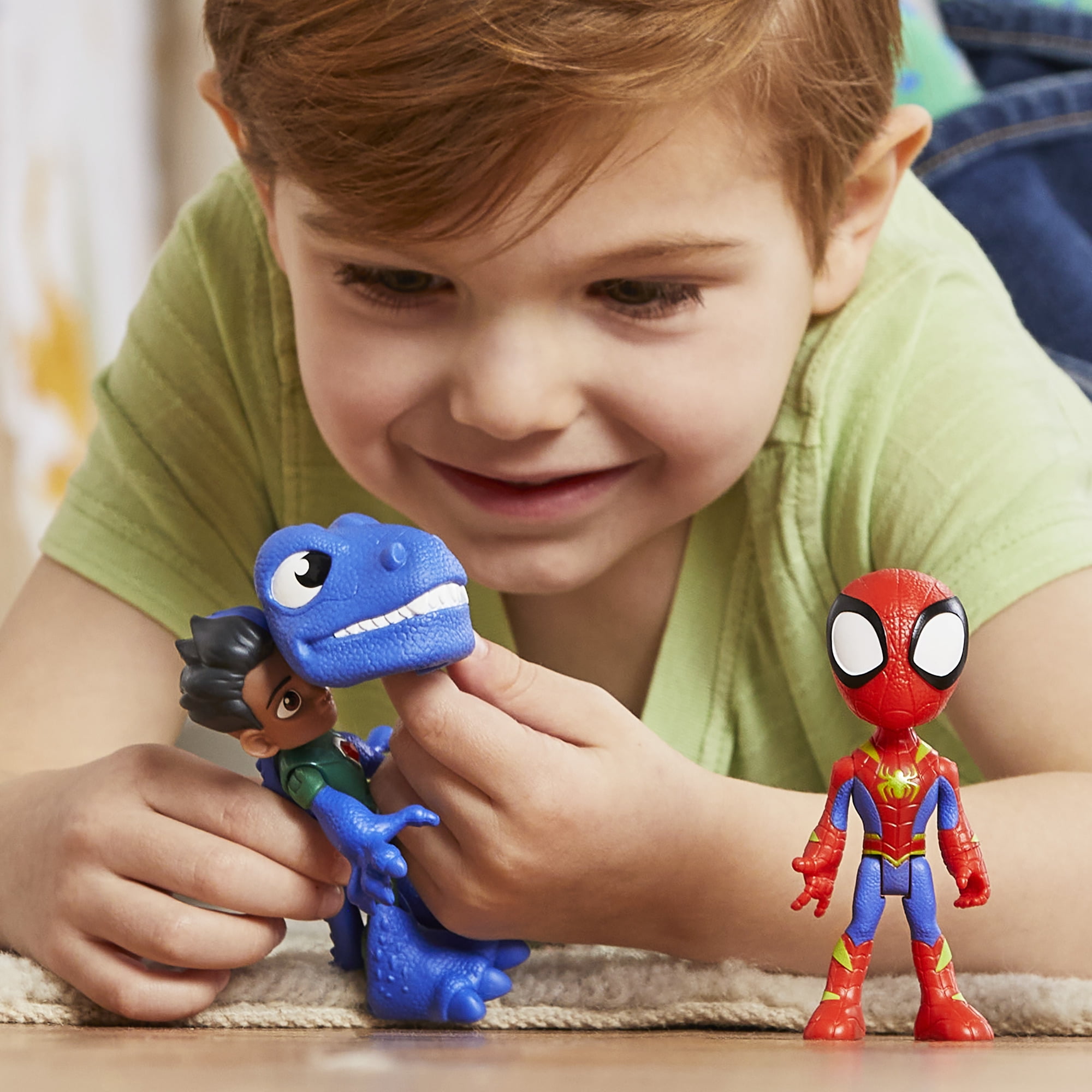 Marvel Spidey Friends Dino Heroes, Lizard Figures for