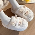 thumbnail image 1 of Pantufla Zapatillas térmicas planas de oveja, cómodas y esponjosas zapatillas de muy buen gusto para otoño invierno DQrwqpou Tenis De Mujer Tenis De Hombre, 1 of 7