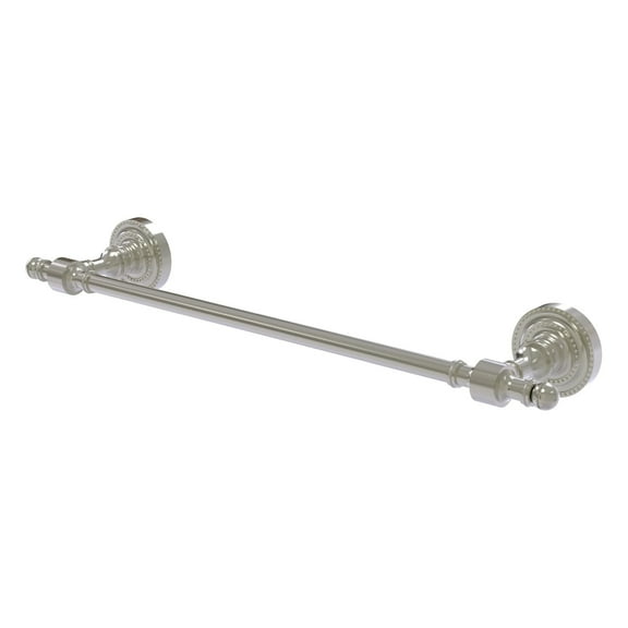 Retro Dot Collection 18-in Towel Bar in Satin Nickel