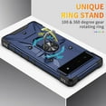 thumbnail image 3 of For Google Pixel 7 /7 Pro Case Cover,Hybrid Shockproof Rugged Case with Ring Holder Stand, 3 of 5
