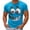 Blue, variant on Mens T Shirts Funny Graphic Novelty Comfortable Short Sleeve Tees Expressive Print Casual Crew Neck Men Shirts Red XXL