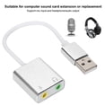 thumbnail image 2 of USB 2.0 External Sound Card, 7.1 Channel Virtual 3D o Adapter, 3.5mm for Phone, Laptop, 2 of 4