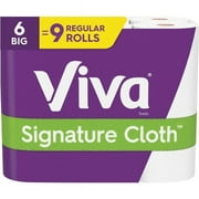 Viva  Signature Cloth Paper Towels - Pack of 4 - Roll of 6