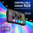 thumbnail image 3 of FIFINE Gaming PC Audio Mixer for Streaming, DJ Mixer with Volume Fader, XLR Microphone Interface, Voice Change, Channel Control,, 3 of 7