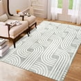thumbnail image 2 of Homhougo- Modern Arch Pattern Carpet Rug, Washable Living Room Rug for Bedroom Office, Non Slip Design, 2 of 7