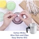 thumbnail image 5 of Cateissary Kit de fabricación de velas portátil, velas lavables, crisol con mango, accesorios hechos a mano para derretir cera para manualidades DIY Cocina y Comedor Cateissary HA081627-01B, 5 of 6