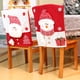 thumbnail image 5 of Funda de silla navideña Funda de silla de comedor de Papá Noel roja para el hogar Decoración de mesa de Año Nuevo 2023 Regalo de Navidad, 5 of 5