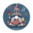 thumbnail image 5 of XMXY Halloween Christmas Tree Skirt, Happy 4th July Gnome Liberty Holiday Party Indoor Decorations Ornaments, 48" Inch, 5 of 5