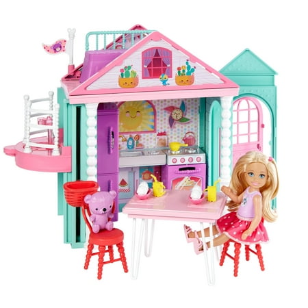 Barbie Club Chelsea Playhouse, 2-Story Dollhouse with Chelsea