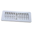 thumbnail image 3 of Deflector de ventilación de piso Macarena Cubierta de ventilación Blanca 4 pulgadas x 10 pulgadas, 3 of 8