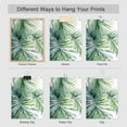 thumbnail image 5 of PixonSign Frameless Wall Art Tropical Jungle Plants Green Leaves Prints, Set of 4 Nature Wildernes Paintings, Minimalism Wall Décor, Adhesive Canvas Poster for Home Decor - 11"x14", 5 of 5