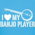 thumbnail image 3 of CafePress - I Love My Banjo Player Women's Dark T Shirt - Women's Traditional Fit Dark T-Shirt, 3 of 4