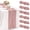 Coral Pink, variant on 6 Pack Sage Green Cheesecloth Table Runners 35 x 120 Inch (10FT) – Boho Rustic Gauze Table Decor, Semi-Sheer Fabric Runner for Wedding, Baby Shower, Birthday Party & Event Decorations