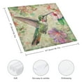thumbnail image 3 of WYYP Hummingbird Flowers Polyester Cloth Napkins for Party Dining Table Decor 2 PCS, 3 of 7
