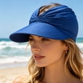 thumbnail image 7 of 2026 New Women's UV Protection Sun Visor Hat, Sun Hats for Women, Lightweight Foldable Ponytail Sports Cap Beach Outdoor, 7 of 7