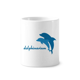 thumbnail image 1 of Blue Ocean friendly Dolphin patron Titular de cepillo de dientes de cerámica taza de regalo pluma blanco taza 350ml, 1 of 2