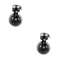 thumbnail image 2 of Advancent Bicicleta plegable de aleación de aluminio tubo de asiento de rueda giratoria Universal incrustado rueda de 360 ​​grados seguridad Negro METRO 2piezas Advancent CBP197052, 2 of 6