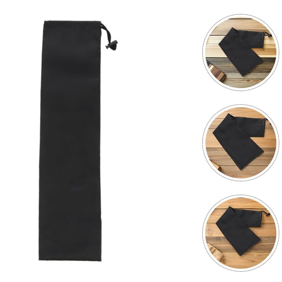COMPUKAS 3pcs Canvas Pole Bag Black Oxford Material for Outdoor Essentials Mountaineering Camping
