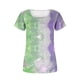 thumbnail image 4 of Fiudx Ofertas Flash Artículos En Oferta Blusa Holgada de Manga Corta con Cuello Redondo Informal Estampada a La Moda para Mujer, 4 of 6
