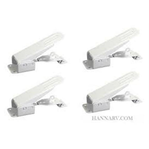 JR Products JRP10845 Fold Down Camper Latch & Catch, White