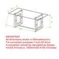 thumbnail image 4 of Table de salle à manger rectangulaire Eros en or, 4 of 8