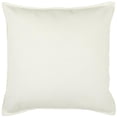 thumbnail image 1 of HomeRoots 403526 Coussin Moderne Texturé Léger Ivoire Uni, 1 of 1