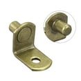 thumbnail image 4 of Uxcell 3 Styles Furniture Bookcase Shelf Support Bracket Pegs 0.2" 0.24" 0.28" Pin with Hole Bronze Tone , 60 Pack, 4 of 7