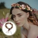 thumbnail image 4 of KAKOWELY Tocado de novia con corona de flores, diadema de novia, tocado de novia, tocado floral, 4 of 4