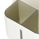 thumbnail image 3 of Desktop Storage Box 3 Grid Double Layer Large Capacity Frosted Feel Box with Detachable Inner Grid for Dormitory Desk, 3 of 3