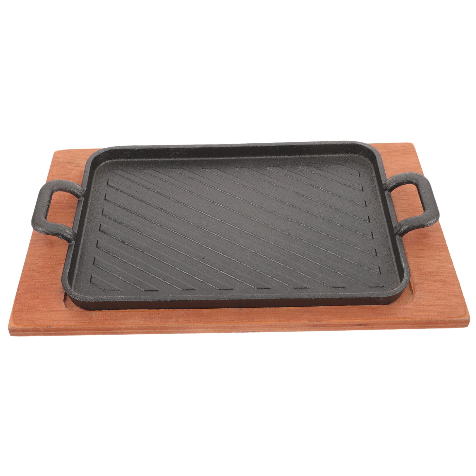 HOOWIFFY Cast Iron Griddle for Kitchen Cooking, Non-Stick , Even Heating, Assorted Colors, Ideal for Stovetop and Grill