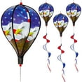 thumbnail image 4 of Patriotic Hot Air Balloon Garden Wind Spinners Giant Flag Pinwheels Whirligigs Windmill Toys for Kids Yard Decor Lawn Decorations Outdoor Decorative Pendant Hot Wind Blimp Garden Ornaments, 4 of 8