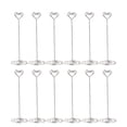 thumbnail image 1 of 12pcs Coeur Modèle Numéro de Table Porte-Nom Titulaire Photo Stand Note Mémo Clip, 1 of 8
