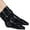 Black, variant on Reflective Work Socks for Business Casual Fashion with Comfortable Solid Design for Men and Women