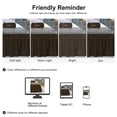 thumbnail image 5 of PiccoCasa 1Pcs Polyester Brushed Bed Skirt Elastic Dust Ruffles 16 Inch Drop Full Dark Brown, 5 of 8