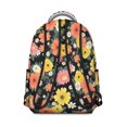 thumbnail image 3 of Pioneer Flower Floral Print Pattern Backpack for School, Cute School Bag with Adjustable Shoulder Straps and Padded Back, 15.3"x11"x7.1", 3 of 5