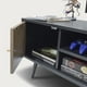 thumbnail image 5 of Mueble de TV Top Living Moderno Negro con Detalles Café, 5 of 6