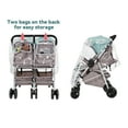 thumbnail image 4 of PAHTTO Waterproof All-Round Protection Stroller Rain Cover for Double Strollers, Clear, 4 of 7