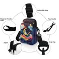 thumbnail image 5 of HELLHERO Leakproof Shoulder Bags, Polyester Crossbody Small Crossbody Bags for Women, Moonlit Angling, 5 of 7