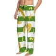 thumbnail image 2 of Fotbe Watercolor St Patrick Day Men's Pajama Pants,Sleepwear Pants,Pj Bottoms Drawstring And Pockets-Medium, 2 of 9