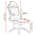 thumbnail image 2 of Racing Car Style Gaming Chair PU Leather Executive Office Computer Seat, 2 of 10