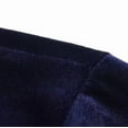 thumbnail image 3 of Mens Casual Velvet V-Neck Pullover Long Sleeve Jumper Blouse Tops Warm T-Shirt, 3 of 8