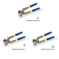 thumbnail image 2 of Kenally Removedor de clavos multifuncional profesional, Extractor de tornillos de garaje, mango de PVC antideslizante, alicates de eliminación de Herramientas y ferretería 6 pulgadas Kenally TO010239-01, 2 of 6