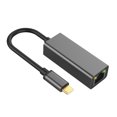 thumbnail image 3 of enqiretly Practical USB C Hub USB C to RJ45 Adapter Free Drive Port Network Transfer Compatible with Laptop PC, 3 of 5
