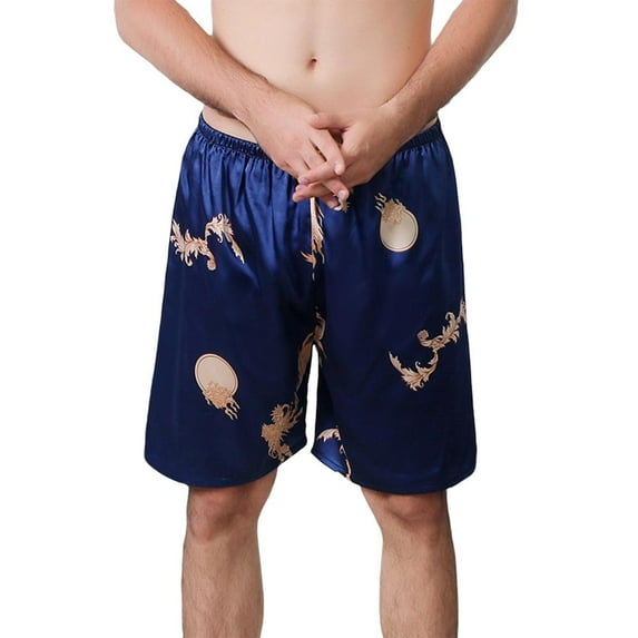 Mens Pajama Pants Satin Boxers