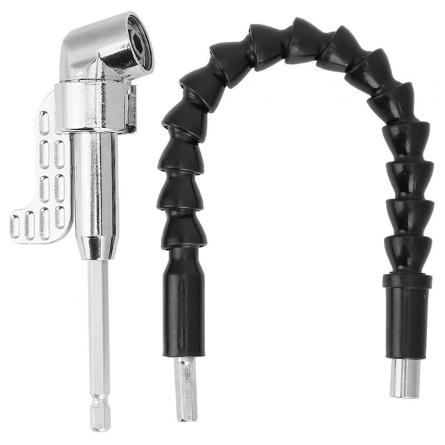 Destornillador de punta de 105°, eje flexible universal de gran tamaño, accesorio para herramientas eléctricas