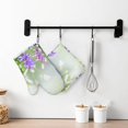 thumbnail image 6 of Honeii Purple Butterfly On Wild patten Oven Mitts and Pot Holders Sets, Baker Oven Mitts, Mittens for Kitchen Decor, Baking Lover over Gloves Gifts, 6 of 7