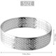 thumbnail image 4 of 8 paquetes de anillos de mousse de pastel de acero inoxidable, anillo de mousse de pastel perforado resistente al calor, molde de anillo de pastel, herramientas redondas para hornear pasteles, 4 of 5