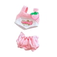 thumbnail image 4 of 2 uds chaleco y pantalones cortos para disfraces de muñecos de peluche flexibilidad lindo para niñas pequeñas ropa para muñecas trajes para muñecos de rosa, 4 of 7