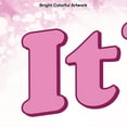 thumbnail image 4 of Beistle Plastic It's A Girl Yard Metal Stakes-Baby Shower Gender Reveal Party Decorations-Birth Announcement Outdoor Lawn Sign, 11.5" x 15.5", Pink/White, 4 of 4