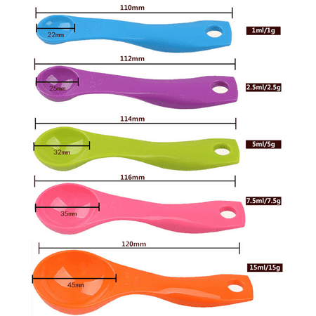 5 measuring spoon